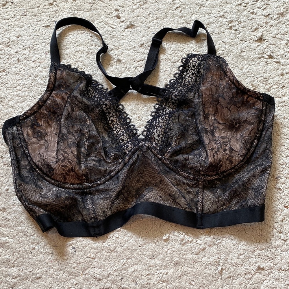 Cute black lace bralette from Victoria Secret